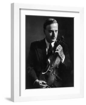 Yehudi Menuhin Violinist as a Young Man-null-Framed Photographic Print