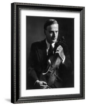 Yehudi Menuhin Violinist as a Young Man-null-Framed Photographic Print