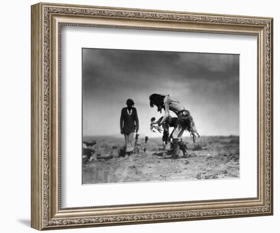 Yeibichai Ceremony, c1905-Edward S. Curtis-Framed Giclee Print