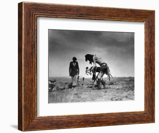 Yeibichai Ceremony, c1905-Edward S. Curtis-Framed Giclee Print