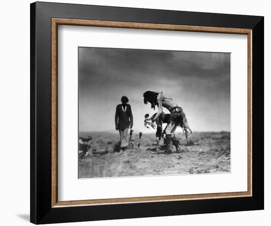 Yeibichai Ceremony, c1905-Edward S. Curtis-Framed Giclee Print