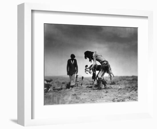 Yeibichai Ceremony, c1905-Edward S. Curtis-Framed Giclee Print