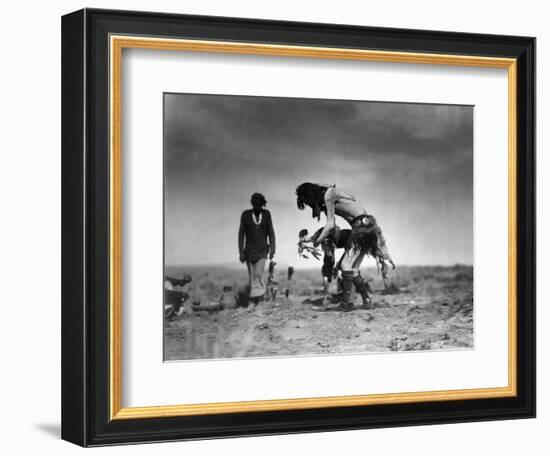 Yeibichai Ceremony, c1905-Edward S. Curtis-Framed Giclee Print