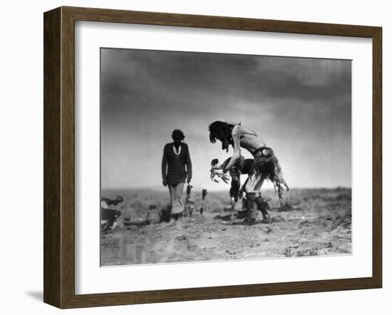 Yeibichai Ceremony, c1905-Edward S. Curtis-Framed Giclee Print