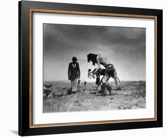 Yeibichai Ceremony, c1905-Edward S. Curtis-Framed Giclee Print