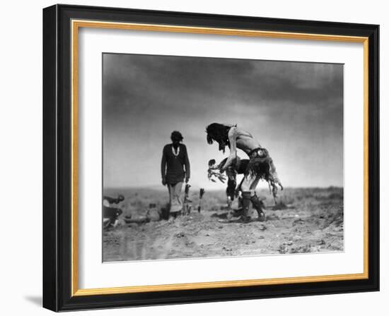 Yeibichai Ceremony, c1905-Edward S. Curtis-Framed Giclee Print