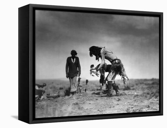 Yeibichai Ceremony, c1905-Edward S. Curtis-Framed Premier Image Canvas