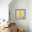 Yellow Ampersand-Jace Grey-Framed Art Print displayed on a wall