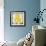 Yellow Ampersand-Jace Grey-Framed Art Print displayed on a wall