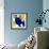 Yellow and Blue Abstract Flowing Paint-Amy Vangsgard-Framed Giclee Print displayed on a wall