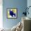 Yellow and Blue Abstract Flowing Paint-Amy Vangsgard-Framed Giclee Print displayed on a wall