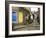 Yellow and Blue Doors on Houses in the Opening, Robin Hood's Bay, England-Pearl Bucknall-Framed Photographic Print