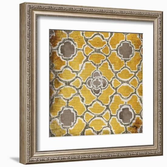 Yellow and Gray Modele I-Elizabeth Medley-Framed Art Print