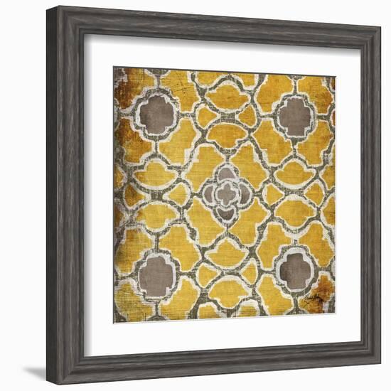 Yellow and Gray Modele I-Elizabeth Medley-Framed Art Print