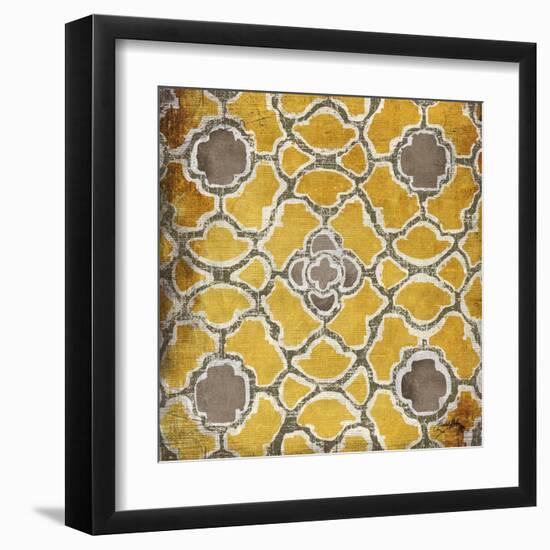 Yellow and Gray Modele I-Elizabeth Medley-Framed Art Print