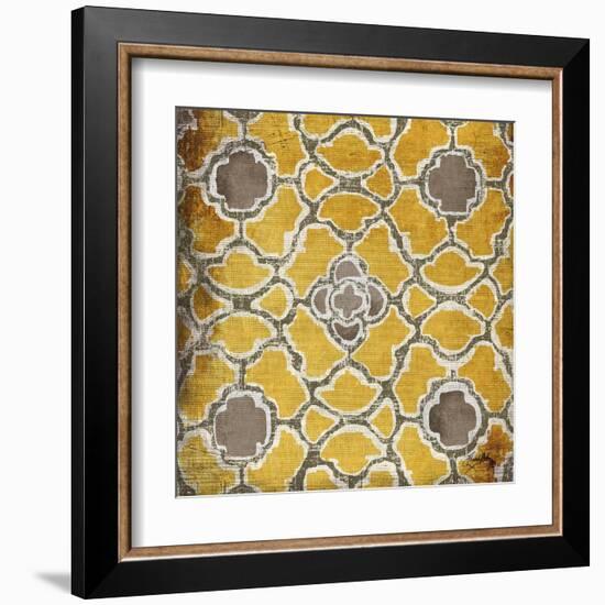 Yellow and Gray Modele I-Elizabeth Medley-Framed Art Print