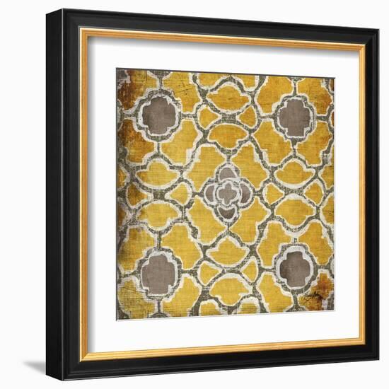 Yellow and Gray Modele I-Elizabeth Medley-Framed Art Print