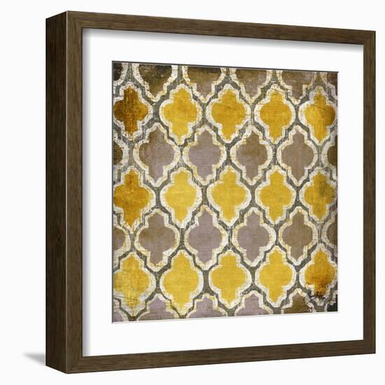 Yellow and Gray Modele II-Elizabeth Medley-Framed Art Print