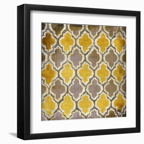 Yellow and Gray Modele II-Elizabeth Medley-Framed Art Print