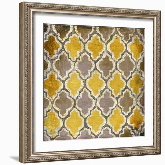 Yellow and Gray Modele II-Elizabeth Medley-Framed Art Print