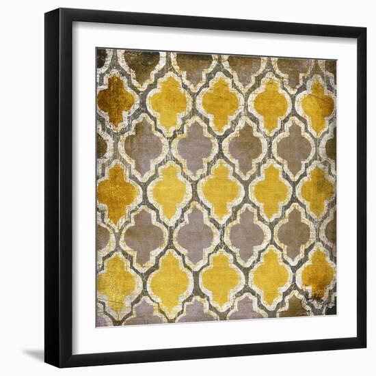 Yellow and Gray Modele II-Elizabeth Medley-Framed Art Print