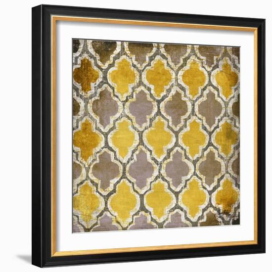 Yellow and Gray Modele II-Elizabeth Medley-Framed Art Print