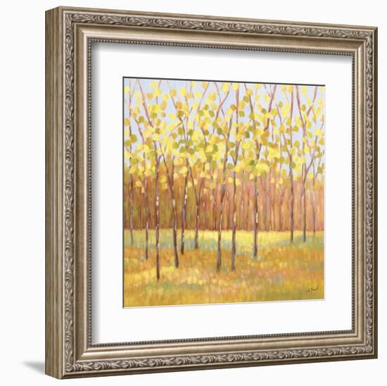 Yellow and Green Trees (center)-Libby Smart-Framed Art Print