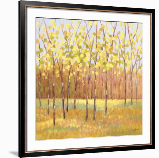 Yellow and Green Trees (center)-Libby Smart-Framed Art Print