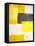 Yellow and Grey Abstract Art Painting-T30 Gallery-Framed Premier Image Canvas