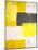 Yellow and Grey Abstract Art Painting-T30 Gallery-Mounted Photographic Print