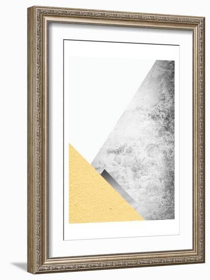 Yellow and Grey Mountains 3-Urban Epiphany-Framed Premium Giclee Print