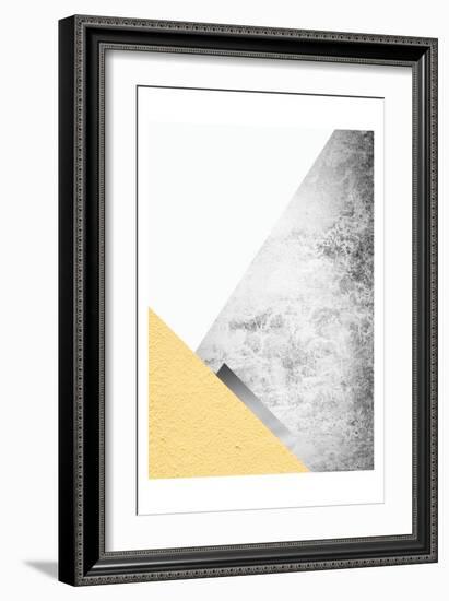 Yellow and Grey Mountains 3-Urban Epiphany-Framed Premium Giclee Print