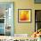 Yellow and Orange Swirling Abstract, c. 2008-Pier Mahieu-Framed Premium Giclee Print displayed on a wall