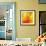 Yellow and Orange Swirling Abstract, c. 2008-Pier Mahieu-Framed Premium Giclee Print displayed on a wall