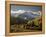 Yellow Aspens and Snow-Covered Mountains, Uncompahgre National Forest, Colorado, USA-James Hager-Framed Premier Image Canvas