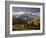 Yellow Aspens and Snow-Covered Mountains, Uncompahgre National Forest, Colorado, USA-James Hager-Framed Photographic Print