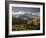 Yellow Aspens and Snow-Covered Mountains, Uncompahgre National Forest, Colorado, USA-James Hager-Framed Photographic Print