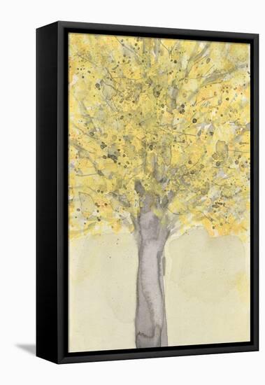 Yellow Autumn Moment I-Samuel Dixon-Framed Stretched Canvas