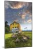 Yellow Barn-5fishcreative-Mounted Giclee Print