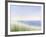 Yellow Beach Grass-Blue Water-Judy Friday-Framed Premium Giclee Print