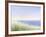 Yellow Beach Grass-Blue Water-Judy Friday-Framed Premium Giclee Print