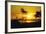 Yellow Beach - In the Style of Oil Painting-Philippe Hugonnard-Framed Giclee Print