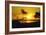 Yellow Beach - In the Style of Oil Painting-Philippe Hugonnard-Framed Giclee Print