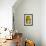 Yellow Bearded Iris-Jim Engelbrecht-Framed Photographic Print displayed on a wall