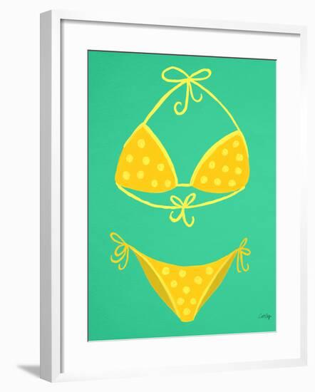 Yellow Bikini Mint-Cat Coquillette-Framed Giclee Print