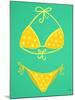 Yellow Bikini Mint-Cat Coquillette-Mounted Giclee Print