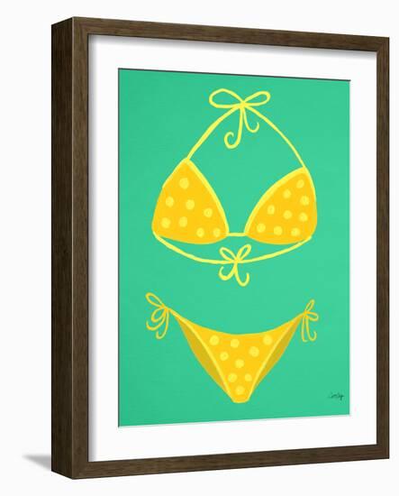 Yellow Bikini Mint-Cat Coquillette-Framed Giclee Print