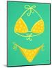 Yellow Bikini Mint-Cat Coquillette-Mounted Giclee Print