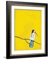 Yellow Bird-Jace Grey-Framed Art Print