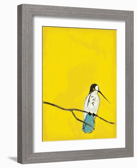 Yellow Bird-Jace Grey-Framed Art Print